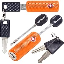 TSA Luggage Locks,[3 Pack] Diyife TSA Approved Cable Luggage Locks,Suitcase Padlocks