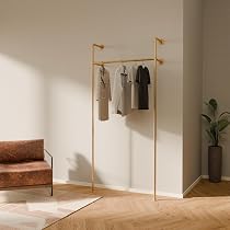 Appendiabiti Design RUBI In Acciaio 60x120 Cm - Rettangolare Minimal Per Corridoio E Camera Da Letto - 2