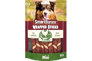 Smartbones 9 Mini Chicken Wrapped Sticks Rawhide Free Chew Dog Treats
