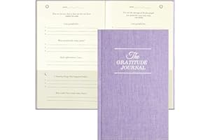 PUKYO Gratitude Journal, a Few Minute Journal, Daily Gratitude Journal with Prompts for Affirmation, Happiness, Mindfulness, Positivity, Wellness, Undated Gratitude Journal for Women & Men(21.59*13.97cm)