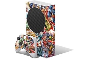 THE STICKER STUDIO LTD Superheroes Custom Vinyl Skins for Xbox Series S, Wrap Decal Cover Stickers for Xbox Series S Console Controller (Super Hero)