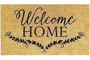 BANZAII TEXTILE INNOVATOR ONLINE Banzaii Felpudo de Coco Entrada Casa 40x70 cm con Base Antideslizante – Welcome Home