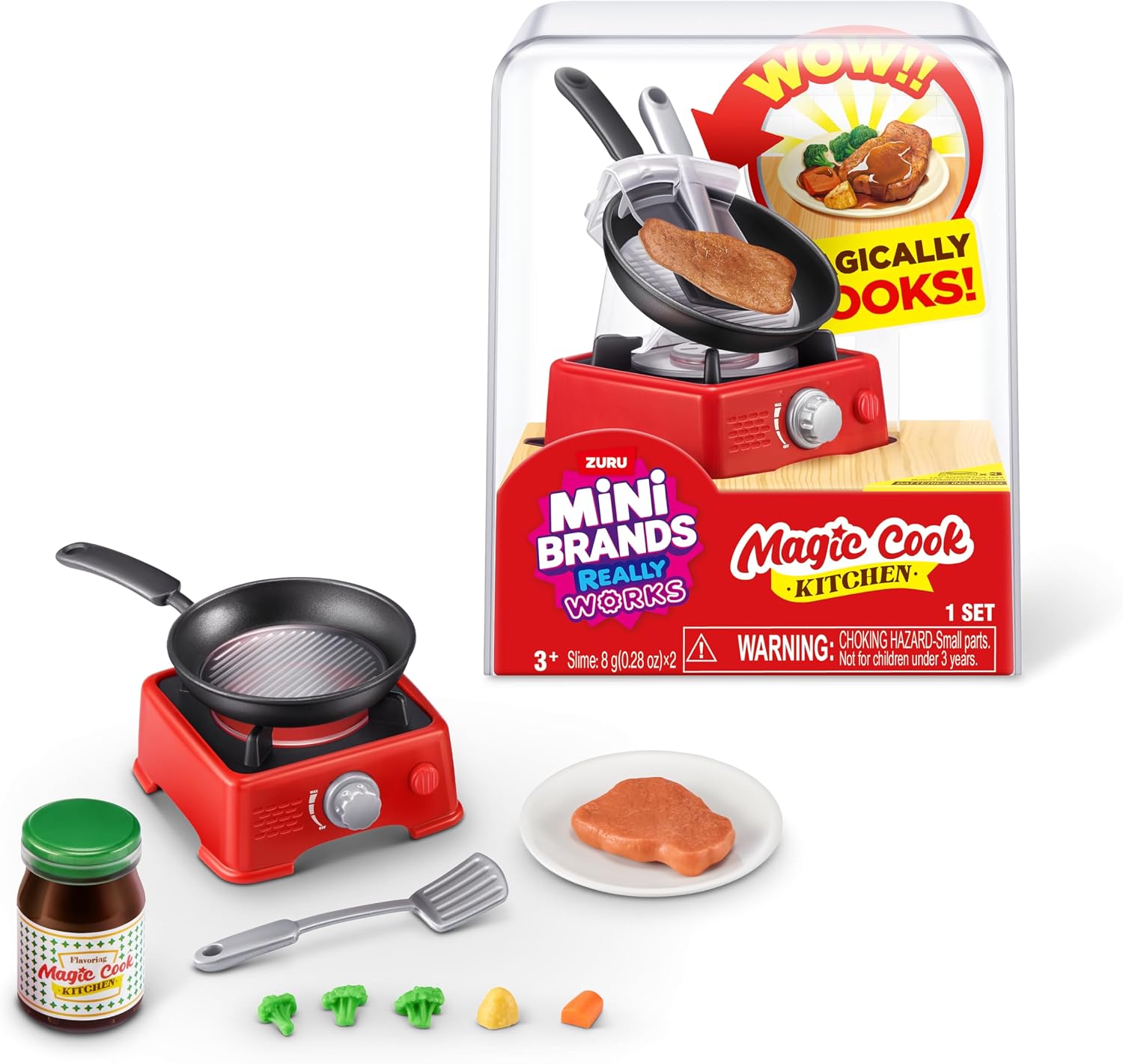 Mini Brands Really Works Magic Cook Kitchen Cápsula Serie 1 (Waffle Maker) de ZURU: Electrodomésticos Miniatura funcionales, Juguete Coleccionable Sorpresa para niños, Adolescentes y Adultos de 3+
