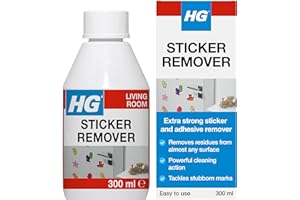 HG Sticker Remover, Glue & Adhesive Cleaner, Tar & Oil Stain Remover – 300ml