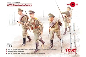 ICM 035677–1/35 WWI Infanterie Russe, 4 Figurines