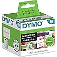 DYMO Authentic LabelWriter Multi-Purpose Labels | 54 mm x 70 mm | Self Adhesive | Roll of 320 Easy-Peel Labels | for LabelWriter Label Makers | Made in Europe