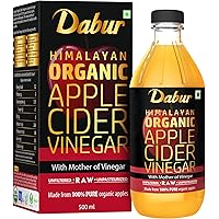 Dabur Himalayan Organic Apple Cider Vinegar with Mother of Vinegar |100% Pure| USDA Organic Certified |Raw, Unfiltered…