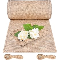 5 Chemins De Table Jute Dentelle 30x275cm