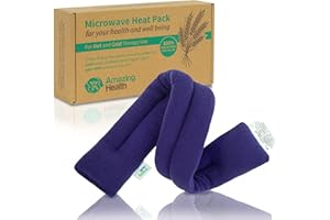 AMAZING HEALTH Microwave Wheat Bag Extra Long British Made 70cm - Unscented