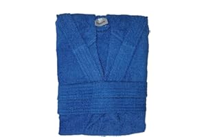 Bassetti Time Accappatoio Spugna con Cappuccio Uomo Donna da 360 gr/mq, Azzurro, L