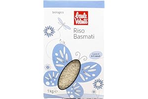 Baule Volante Riso Basmati Biologico - Ideale per i pasti quotidiani - Riso Basmati Bianco Coltivato Naturalmente - 1 kg