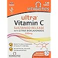 Vitabiotics Ultra Vitamin C Tablets (Ascorbic Acid) Sustained Release with Bioflavonoids - 120 Tablets