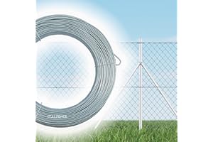 Italfence - Filo di ferro zincato per recinzioni, 100 metri (Disponibili vari diametri) [Ø3,20mm]