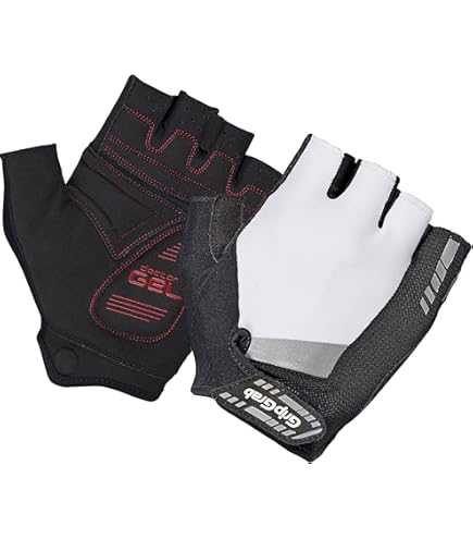 Gants Cyclisme Demi-doigts ROCKBROS - Homme/femme, Paume Antidérapante, Rembourrage SBR, Tailles M-XL