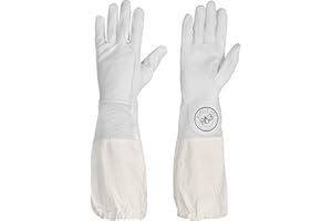 Humble Bee 112 Gants D'Apiculture en Peau de Chèvre Avec Poignets Ventilés