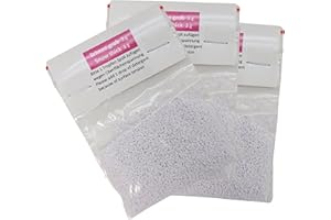 ‎SNOWGLOBE FOR YOU - DO IT YOURSELF 3 x 3 g grober Schnee für Schneekugel zum Basteln für DIY Bastelset | Schüttelkugel selbermachen | Individuelle Schneekugel | 40023