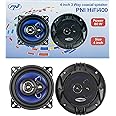 PNI HIFI400 80W 4 Ohm 4 Inch 3 Way Injection Core Set of 2