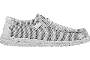 HEY DUDE HEYDUDE - Scarpe da Uomo Wally Sox Slip-On, White Stone, 38