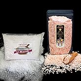 Hanzade Bitkisel &Ccedil;ankırı Tuzu 1 Kg + Himalaya Tuzu 1 Kg Tane Gran&uuml;l Doğal Kaya Tuzu Seti