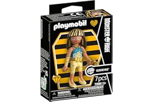 PLAYMOBIL | Monster High | Cleo de Nile | Figurenset für mystische Rollenspiele & Halloween-Feiern | Mit ägyptischen Accessoires & Zubehör | Ideal für Kinder ab 4 Jahren | 71996