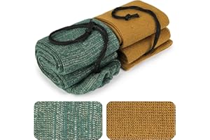 VicBre Silikon Behandelt Waffensocken, 137 x 10 cm elastisches Design Strickpistole Sockenhülse für Gewehre und Schrotflinten ohne Zielfernrohre, Kordelzug Verschluss Gun Protection Zubehör