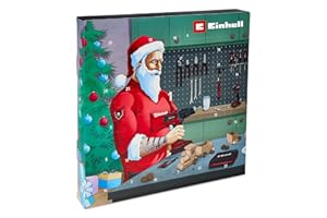 EINHELL ACCESSORIES Original Einhell Calendario dell’Avvento 2025 Attrezzi (Set 37 pezzi con accessori per cricchetto e inserti, strumenti da taglio/misura, materiali resistenti, compatibile 1/4")