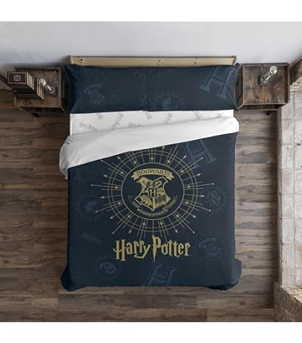 Set Biancheria Letto Harry Potter - Copripiumino 140x200cm + Federa 65x65cm - 100% Cotone - Foto 9