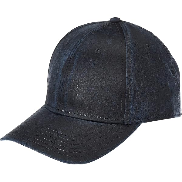 Structured Baseball Cap In Faux Suede Leather - Adjustable, Royal Blue, One Size Fits Most - View #8