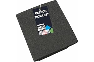 CLAY ROBERTS Carbon Cooker Hood Filter, Cut to Size Charcoal Vent Filters for All Cooker Hoods & Extractor Fans, Collects Grease & Odours Universal Cooker Hood Fan Filters Kitchen Extractor