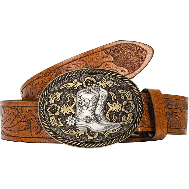 Ceinture Homme Avec Boucle Western