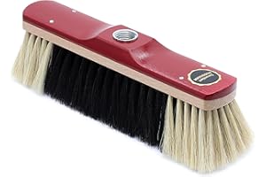 ‎AGRARFLORA Agrarflora Stubenbesen Rosshaar 30cm - Zimmerbesen aus lackiertem Buchenholz - Besen mit Rosshaarborsten - Rosshaarbesen für feinen Schmutz und Staub - Made in Germany