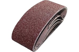 VETO 10 bandas de papel de lija, grano 120, medidas: 75 x 533 mm