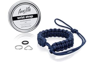 Amolith Kamera-Handschlaufe aus Paracord Flechtmuster: Cobra | Handgelenkschlaufe Kameraschlaufe Kameraband Trageschlaufe | AML-8315