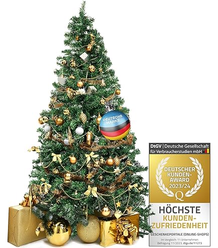 Mini Sapin De Noël Artificiel 30 Cm Avec 8 LED Blanc Chaud - Minuterie 6h - Alimentation Piles AA - Par Lights4fun