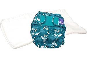Bambino Mio, Mioduo couche lavable tout-en-deux, sans produit chimique, Prendre Le Large, Taille 1 (-9 kg)
