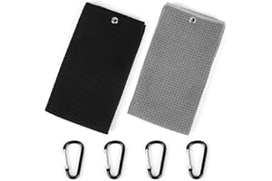 Dadabig Microfibra Asciugamani Sportivi 2 Pezzi Asciugamano da Golf, Asciugamano da Golf Personalizzato, Asciugamano Sport Bodybuilding per Palestra Fitness, Yoga, Campeggio