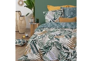ATMOSPHERA CREATEUR D'INTERIEUR - Set di biancheria da letto tropik in cotone 240x220cm
