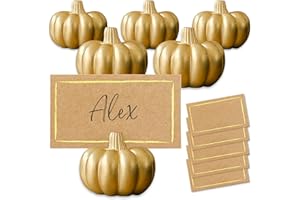 KATEASPEN Kate Aspen 25284NA Décor Rustic Pumpkin Table Decor, Resin, Gold