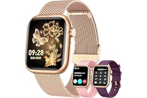 TAOLOON Montre Connectée Femme Sport Smartwatch: 1.83" Fitness Smart Watch avec Appel Bluetooth 100+ Sport Mode Podometre Moniteur de Sante Tension Arterielle Montres Intelligente pour Andriod et iphone