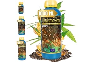 MADAME GROW Fertilizante orgánico – Enraizante para plantas – BIO GROWTH ACCELERATOR – Abonos para Plantas – Fertilizante Crecimiento – Estimulador de Raíces – Enraizante Natural – Abono Floración (1 L)