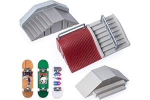 Tech Deck 6053964 Ultimate Street Spots Pack of 3 Fully Assembled Exclusive Boards, Coast Edition