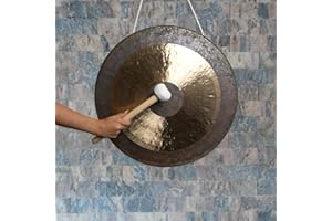 Klangschalen-Center Tamtam Gong/Whood Chau Gong 60 cm, inklusiv Holz-/ Baumwollklöppel -7023-L-