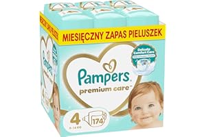 Pampers Premium Care rozmiar 4, 174 pieluszki, 9kg-14kg