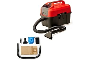 Einhell TE-VC 18/10 Li-Solo Aspirasolidi e liquidi Power X-Change (Vano 10 L, depressione 90 mbar, tubo fles. 2 m, accessoriato, senza batteria e caricabatteria)