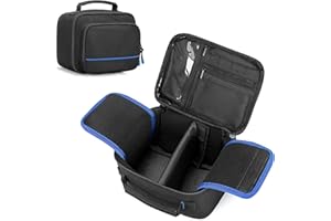 PGmoon Torba podróżna kompatybilna z Sony Alpha a6000 / a6100 / a6400 / a6700 / a6300 / a6600 bezlusterkowy aparat cyfrowy, przenośna torba na aparat. Tylko etui, Czarny, przypadkowy