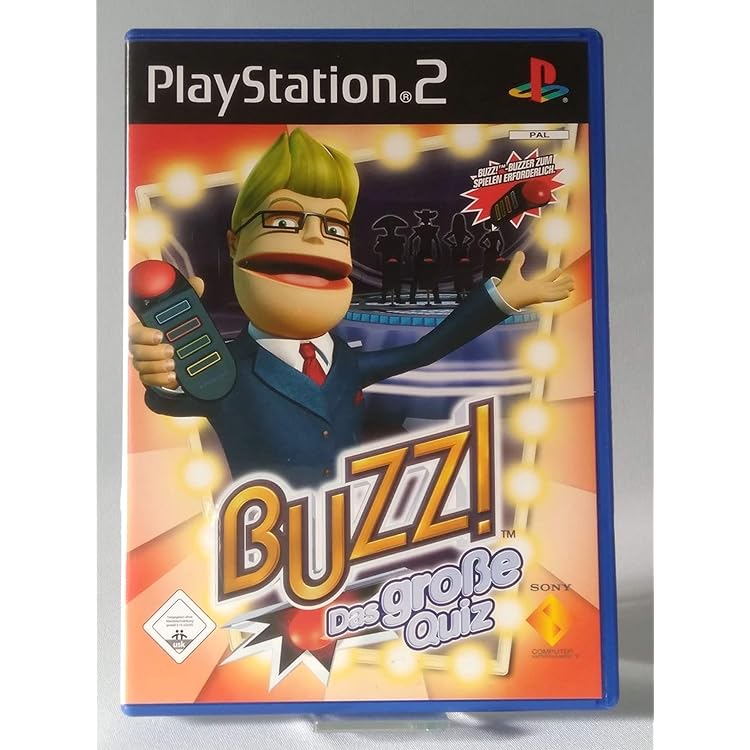 Buzz! Hollywood Quiz Sur PS2 - PAL Français Complet - Bon état