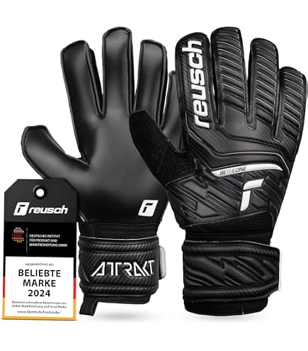Gants De Gardien De Foot FEARLESS GOALKEEPERS Wolf X - Latex Allemand 4mm, Coupe Négative, Adulte/enfant - 9
