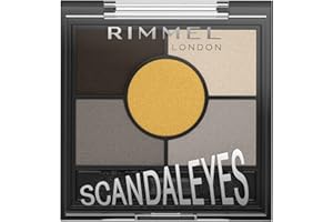 Rimmel London Scandaleyes 5 Pan Eyeshadow Palette Golden Eye, Cream