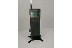 3D CABIN Soporte de Escritorio para Radio Tecsun Pl-365 / Pl-360. Negro también Compatible con County Comm Gp-5/SSB.