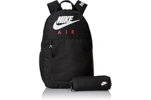 Nike Kinderrucksack (20 L), Black/Black/University Red, FD2918-010, MISC